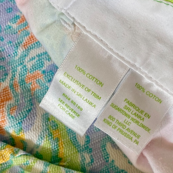 Lilly Pulitzer Buttercup Scallop Hem Resort White Casa Marina Shorts Size 00 - Picture 8 of 15